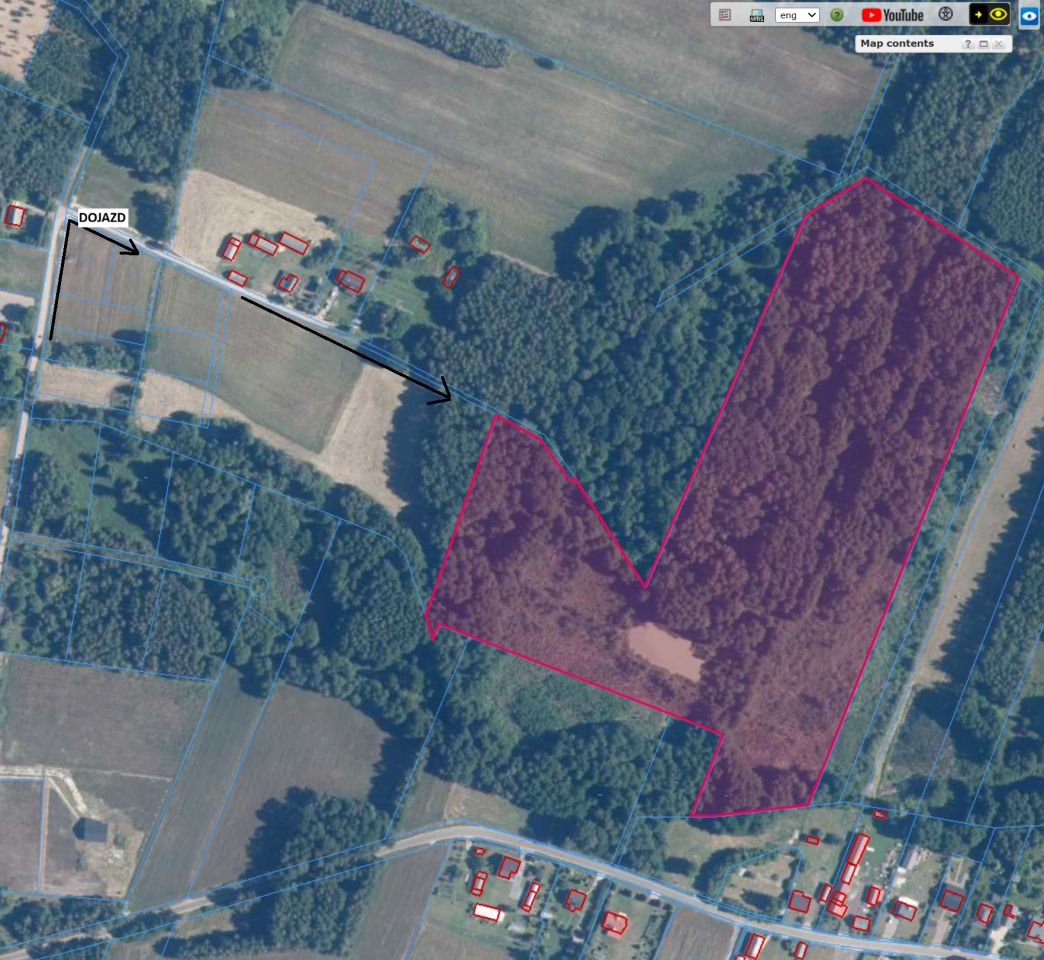 Działka rekreacyjna Czarny Las, brak. Zdjęcie 2
