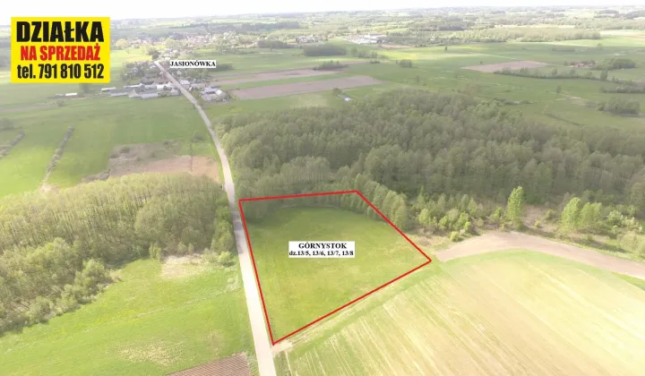 Działka rolno-budowlana Górnystok, brak