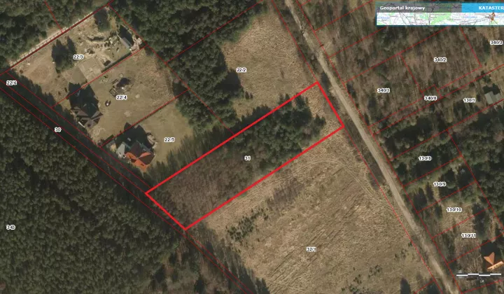 Działka budowlana Bagno, ul. Gryczana