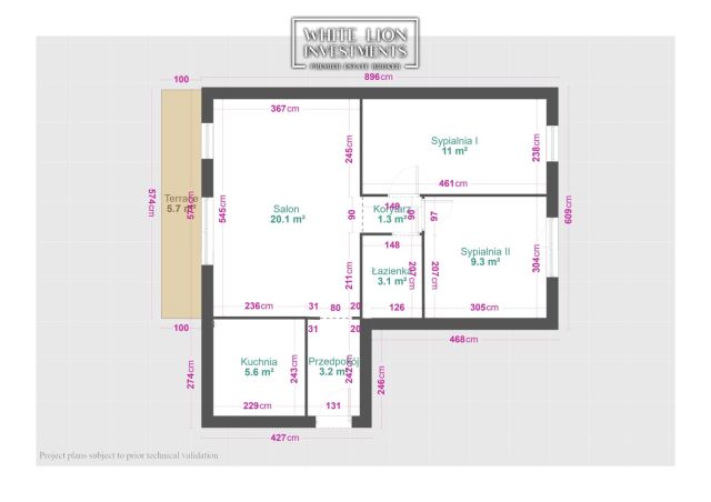 Mieszkanie 3-pokojowe Warszawa Rakowiec, ul. Adolfa Pawińskiego. Zdjęcie 15