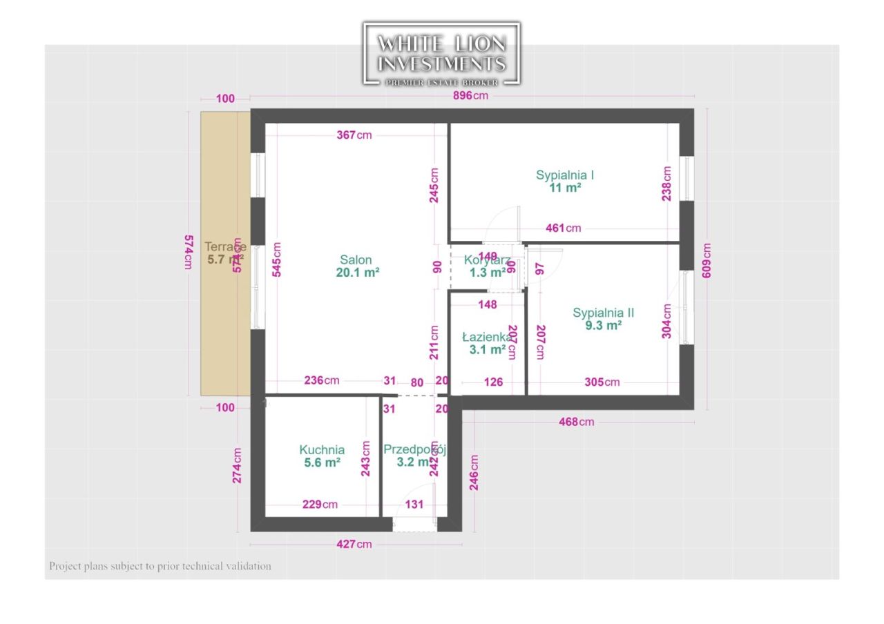 Mieszkanie 3-pokojowe Warszawa Rakowiec, ul. Adolfa Pawińskiego. Zdjęcie 15