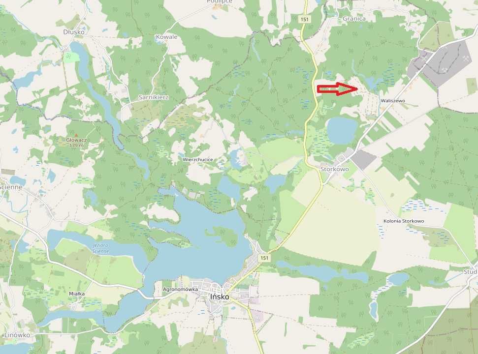 Działka rekreacyjna Waliszewo. Zdjęcie 3