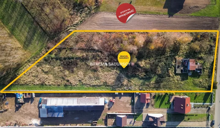 Działka inwestycyjna Mników