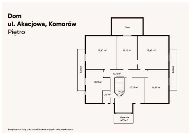 dom wolnostojący, 7 pokoi Komorów, ul. Akacjowa. Zdjęcie 14