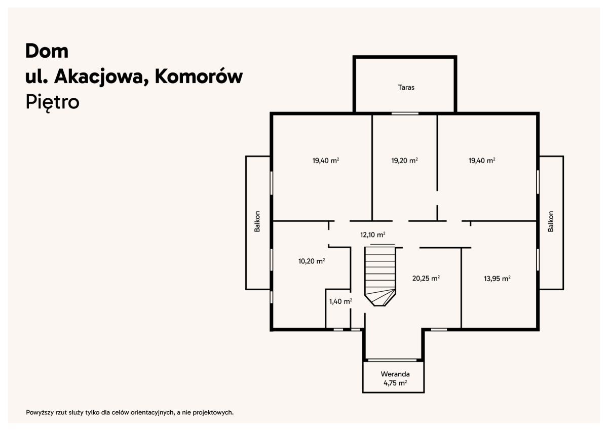 dom wolnostojący, 7 pokoi Komorów, ul. Akacjowa. Zdjęcie 14