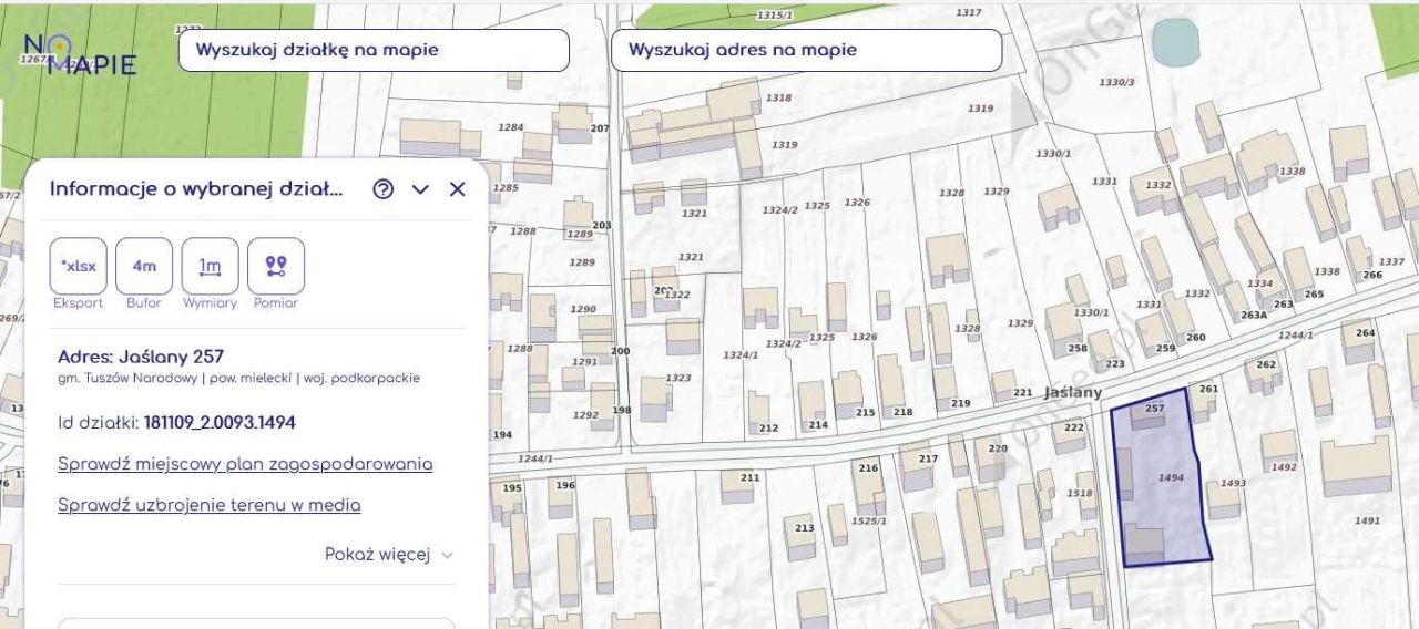 Działka rolno-budowlana Jaślany. Zdjęcie 2