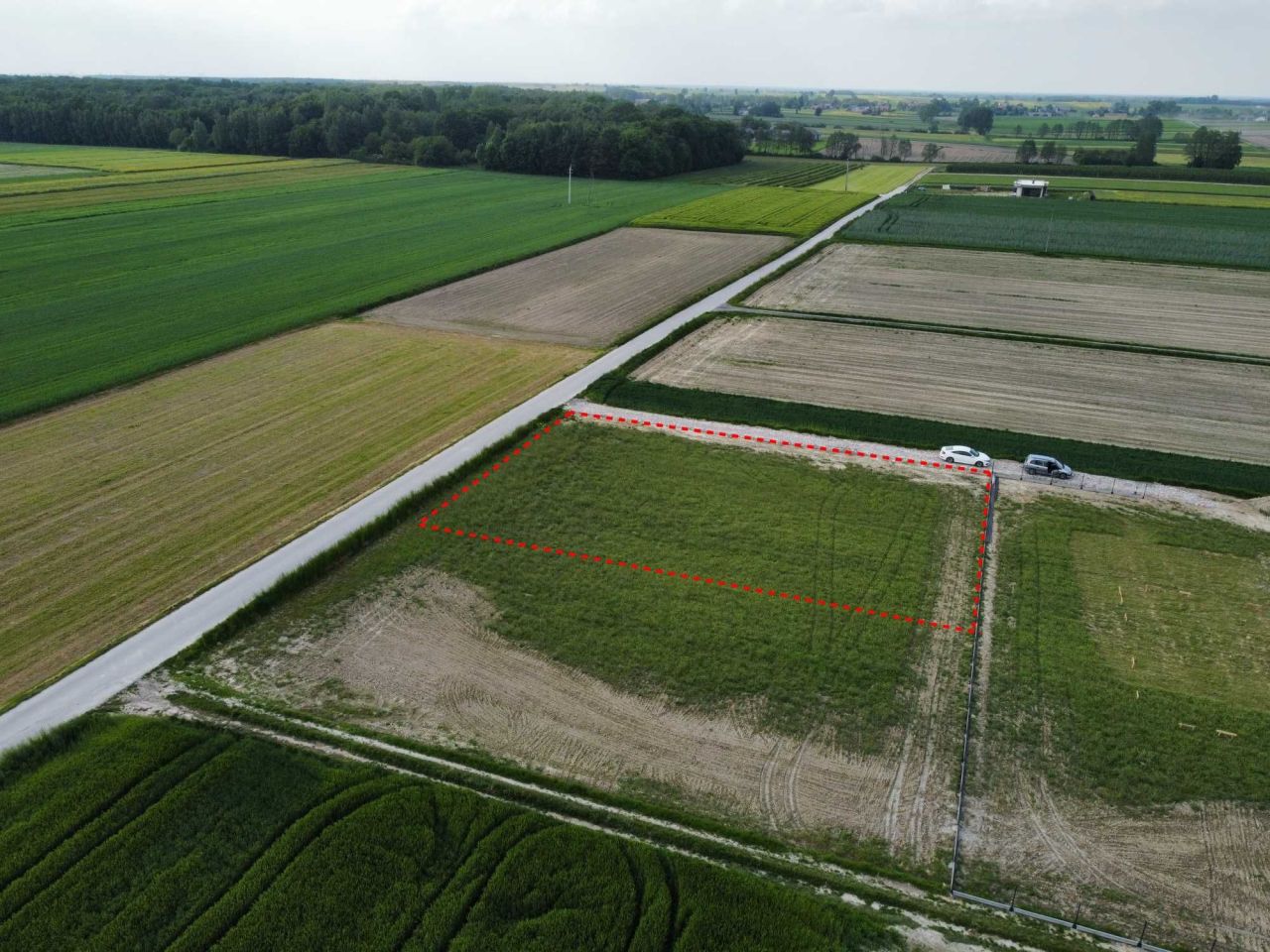 Działka budowlana Krasienin. Zdjęcie 1