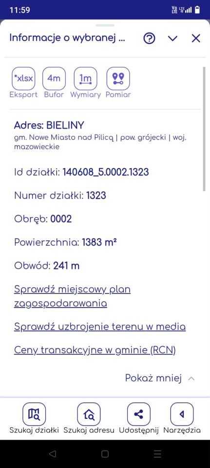Działka rolno-budowlana Bieliny. Zdjęcie 3