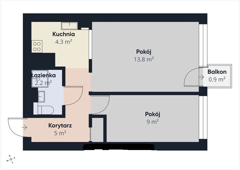 Mieszkanie 2-pokojowe Warszawa Wierzbno, ul. Bielawska. Zdjęcie 11