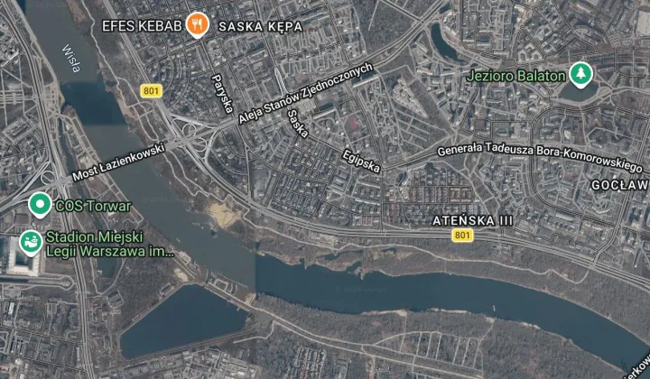Mieszkanie 3-pokojowe Warszawa Saska Kępa, ul. Ateńska
