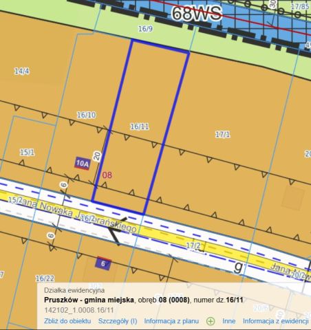 Działka budowlana Pruszków Żbików, Jana Nowaka Jeziorańskiego. Zdjęcie 1