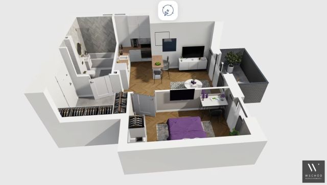 Mieszkanie 2-pokojowe Kraków. Zdjęcie 3