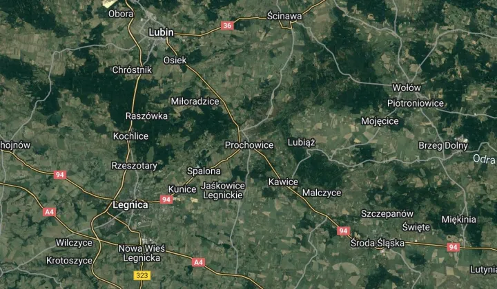 Działka inwestycyjna Prochowice