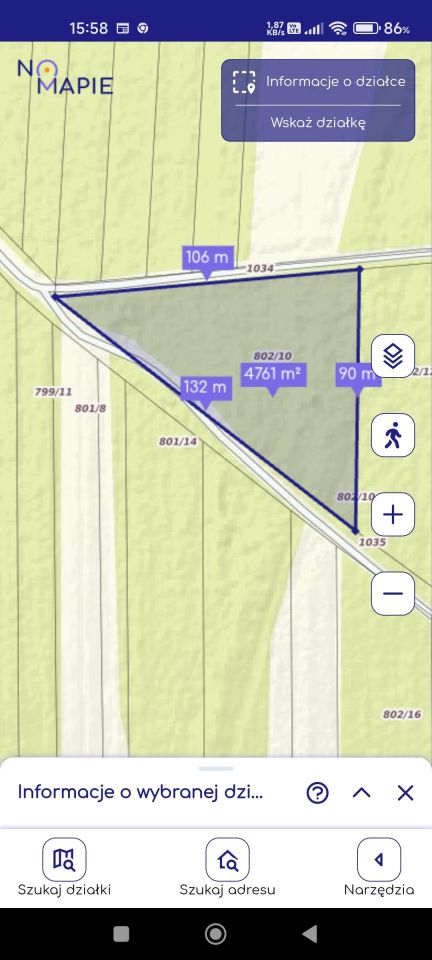 Działka rolna Dąbrowa Górnicza Ujejsce, ul. Artura Gruszeckiego