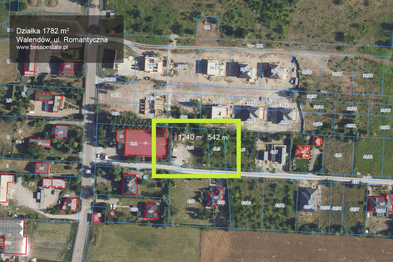 Działka budowlana Walendów, ul. Romantyczna. Zdjęcie 5