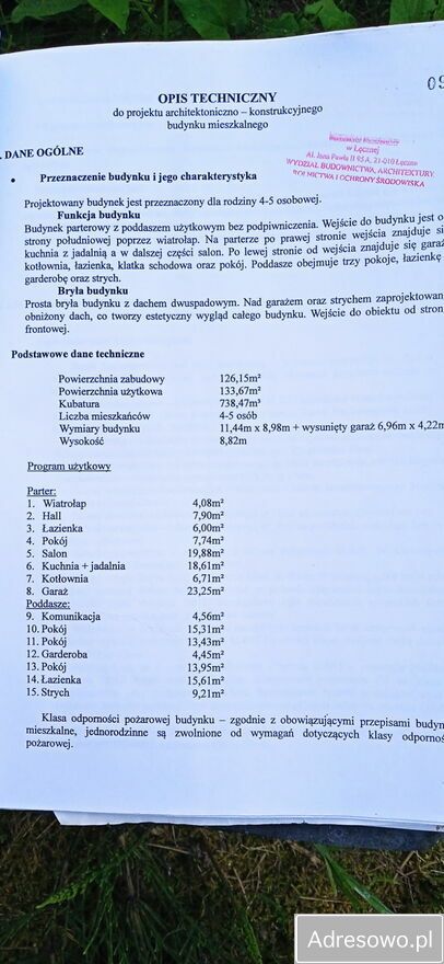 dom wolnostojący, 5 pokoi Łęczna, ul. Wesoła. Zdjęcie 4