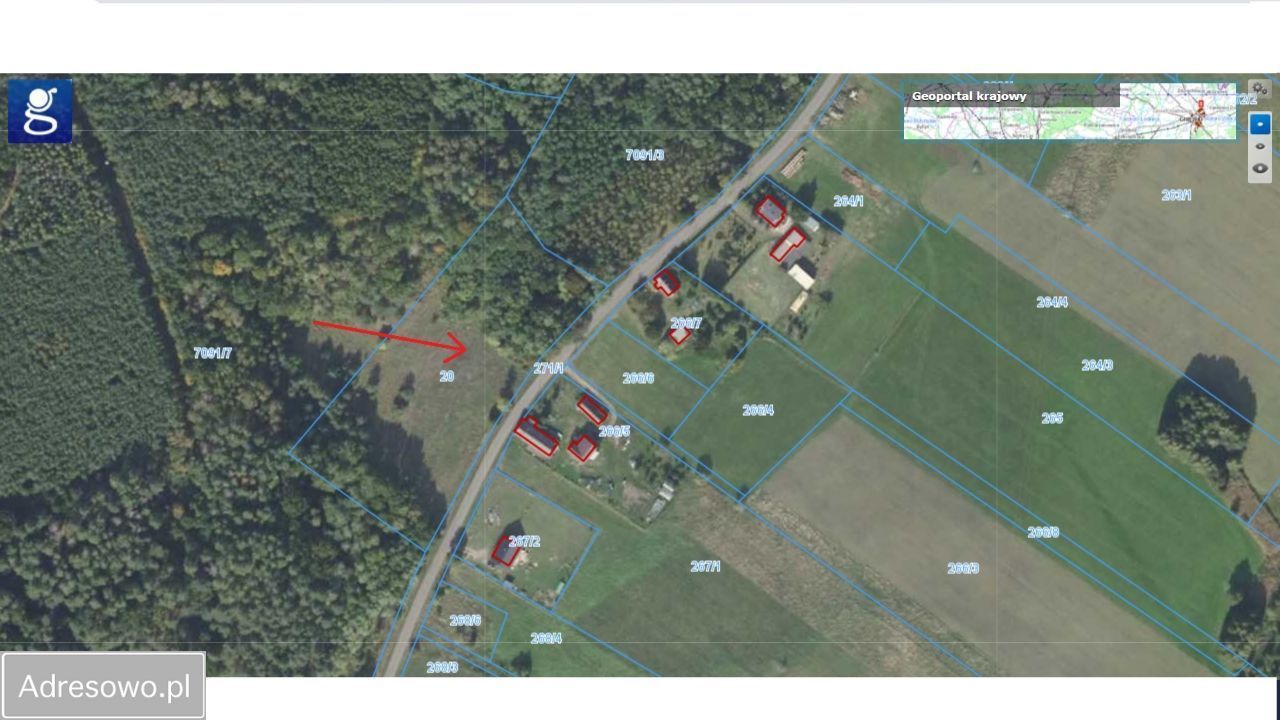 Działka Radolinek, bez pośrednika - 1.38 ha - 385 000 zł