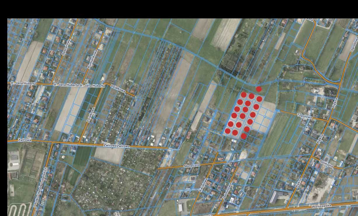 Działka budowlana Nowe Osiny