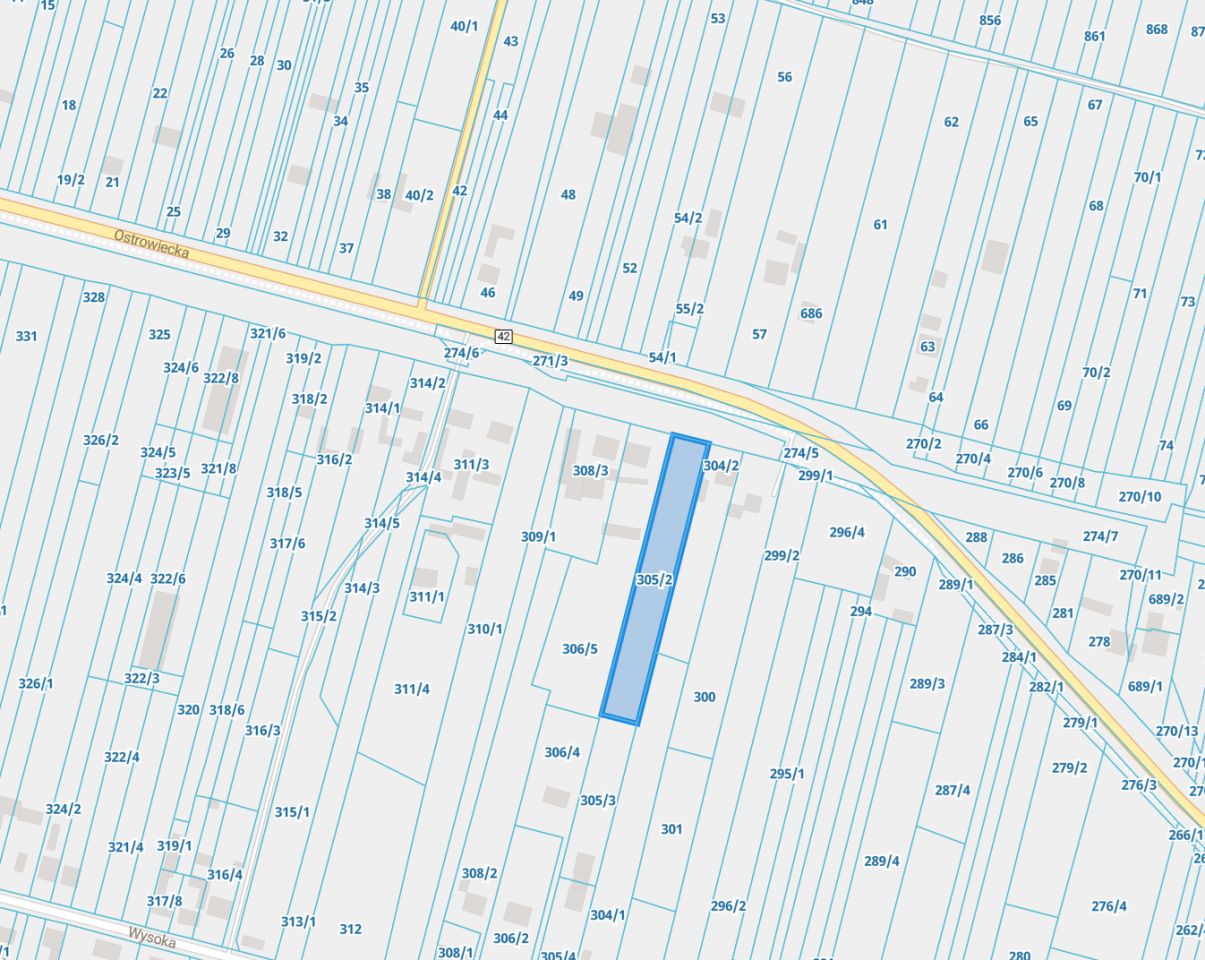 Działka budowlana Kuczów Podszosie, ul. Ostrowiecka. Zdjęcie 2
