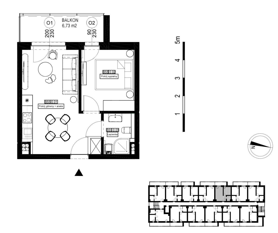 Mieszkanie 2-pokojowe Grzybowo. Zdjęcie 6