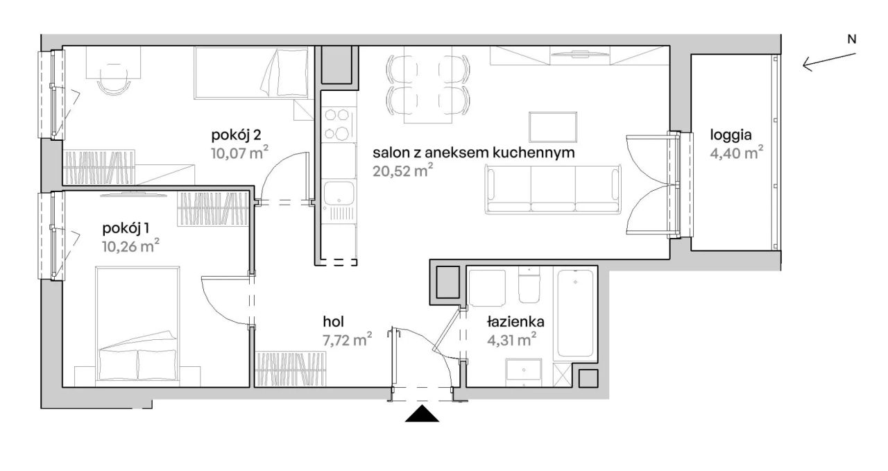 Mieszkanie 3-pokojowe Poznań Starołęka, ul. Unii Lubelskiej. Zdjęcie 7