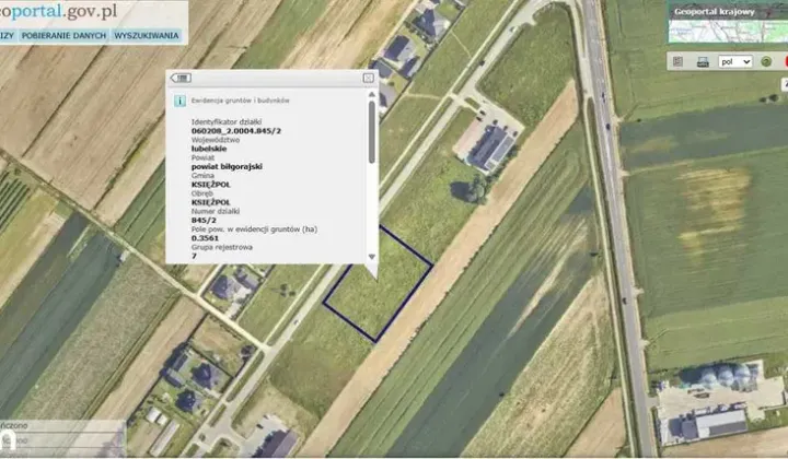 Działka inwestycyjna Księżpol, ul. Biłgorajska