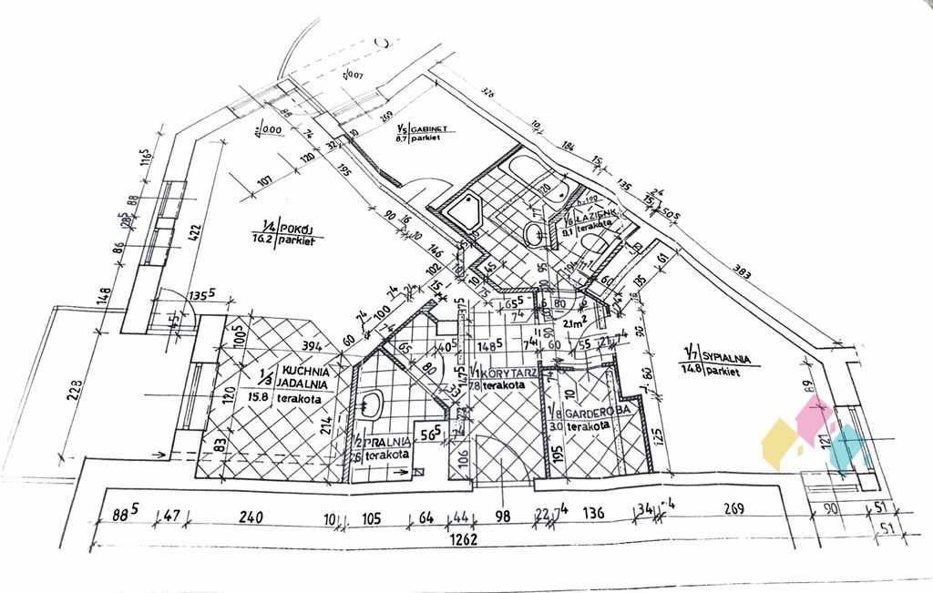 Mieszkanie 3-pokojowe Olsztyn Śródmieście, ul. Andrzeja Samulowskiego. Zdjęcie 20
