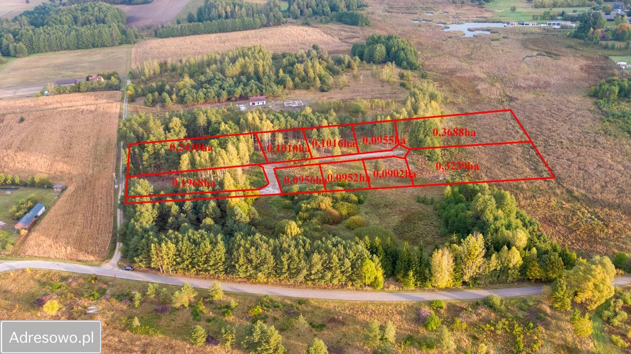 Działka budowlana Skrybicze. Zdjęcie 2