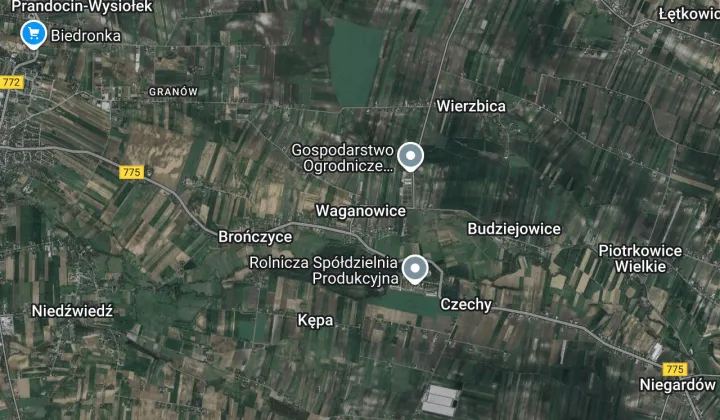 Działka budowlana Waganowice