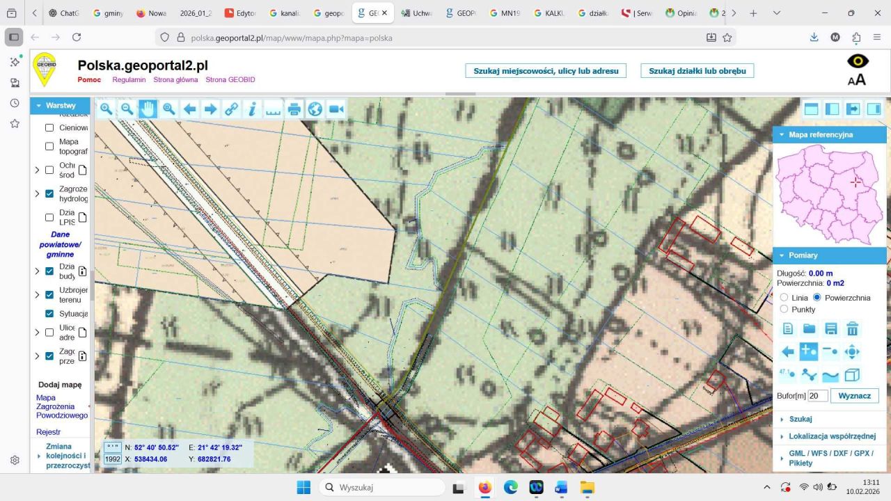 Działka budowlana Poręba Średnia. Zdjęcie 2