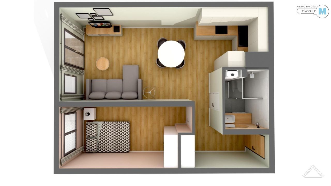 Mieszkanie 2-pokojowe Kielce Centrum, ul. Chęcińska. Zdjęcie 13