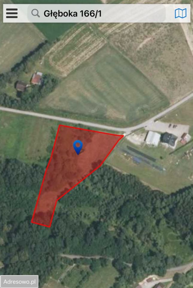 Działka rolna Głęboka