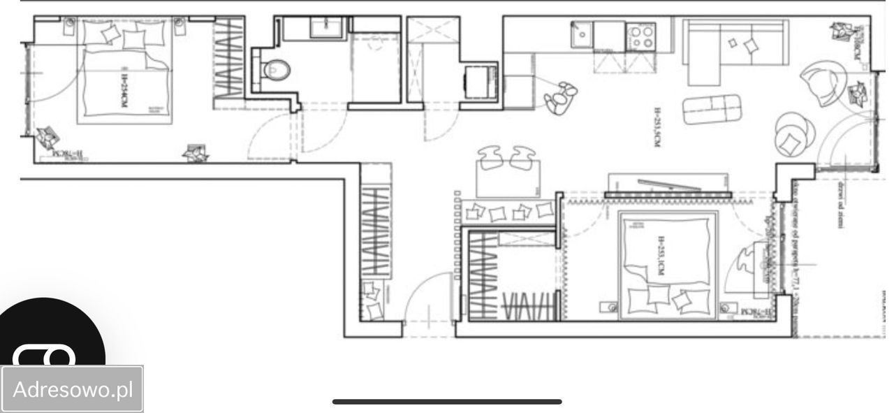 Mieszkanie 3-pokojowe Kraków Zabłocie, ul. Zabłocie. Zdjęcie 11