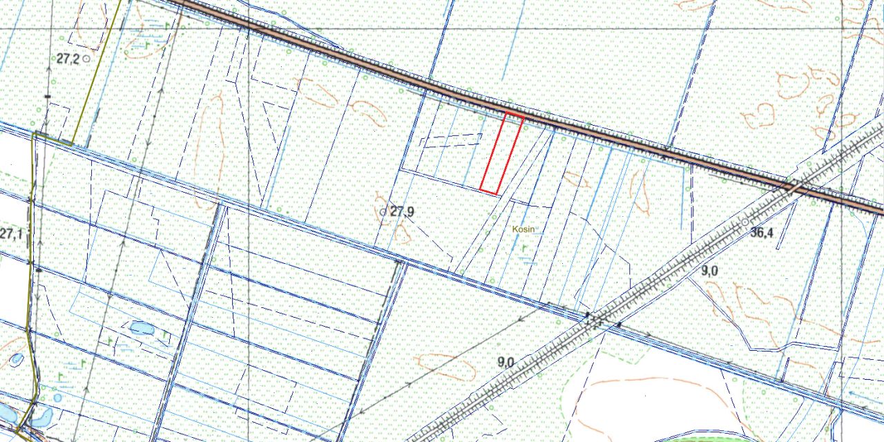 Działka rolna Kosin. Zdjęcie 2