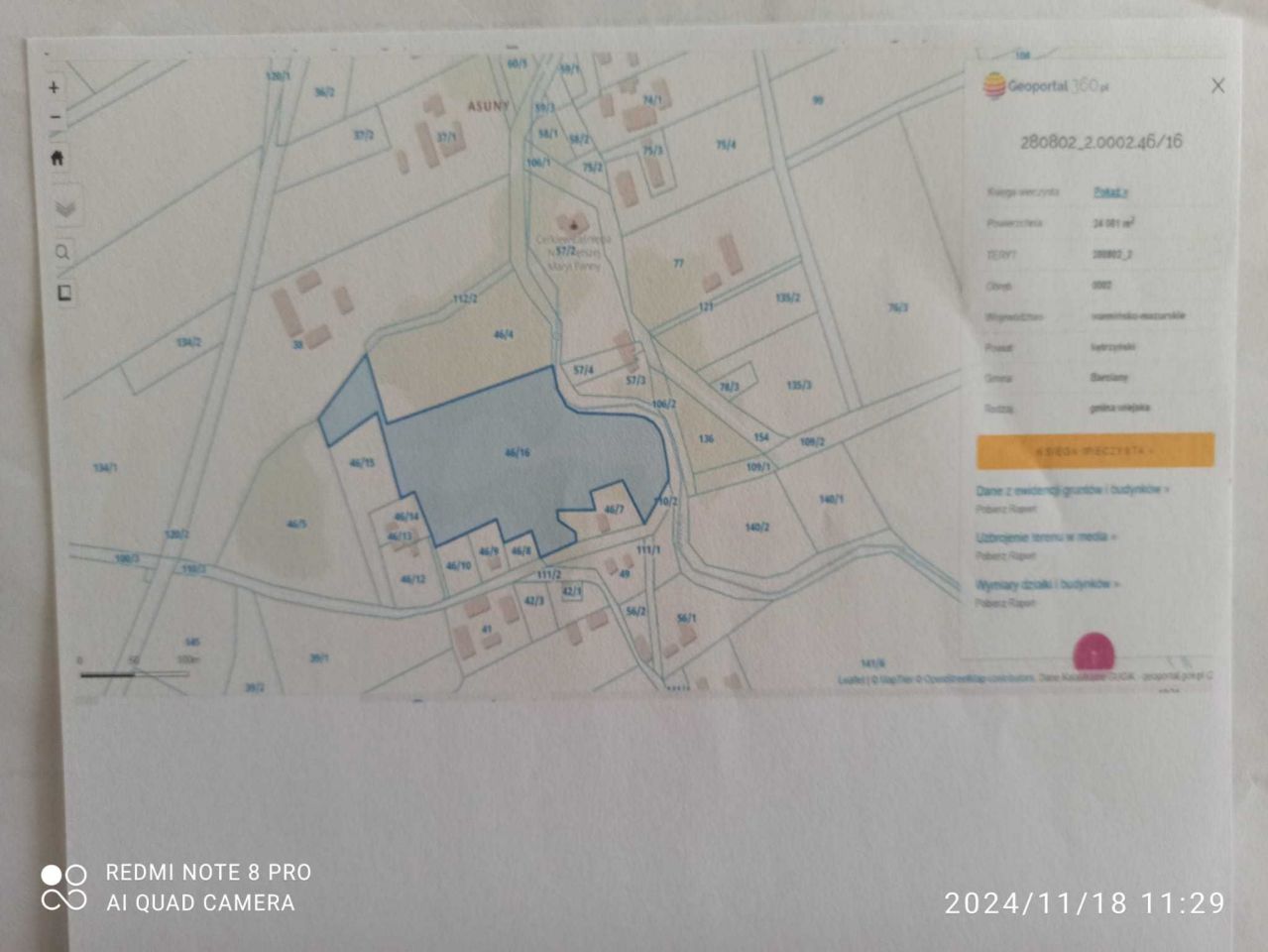 Działka rolna Asuny. Zdjęcie 2