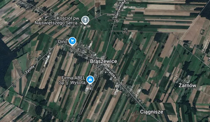 Działka leśna Brąszewice