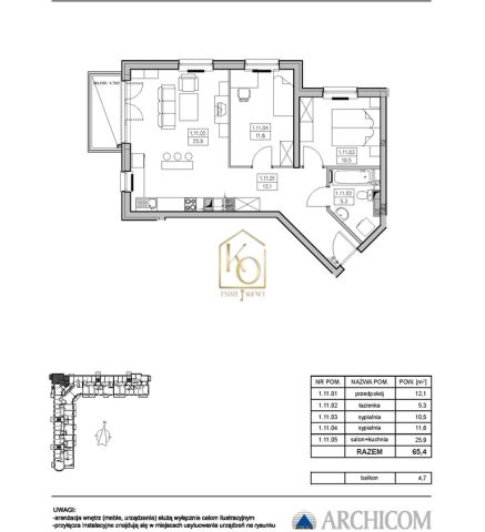 Mieszkanie 3-pokojowe Wrocław Jagodno, ul. Ryszarda Wagnera. Zdjęcie 13