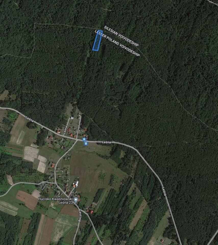 Działka leśna Hucisko Kwaśniowskie. Zdjęcie 4