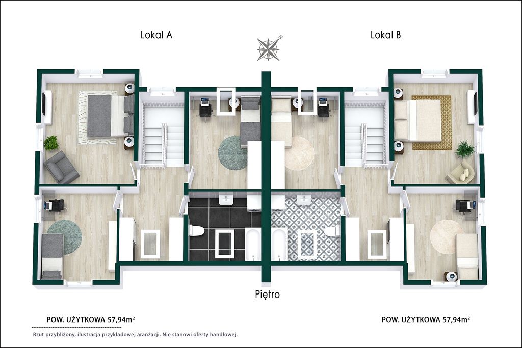bliźniak, 4 pokoje Skrzeszew, ul. Polna. Zdjęcie 37