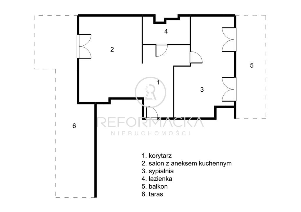 Mieszkanie 2-pokojowe Rzeszów, ul. Miła. Zdjęcie 21