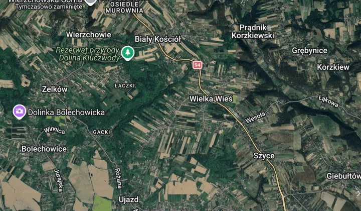 Działka rolno-budowlana Wierzchowie Pradła, ul. Słoneczna