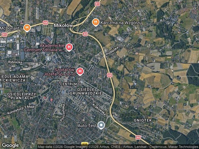 Mieszkanie 3-pokojowe Mikołów Centrum, os. Jana Kochanowskiego. Zdjęcie 1