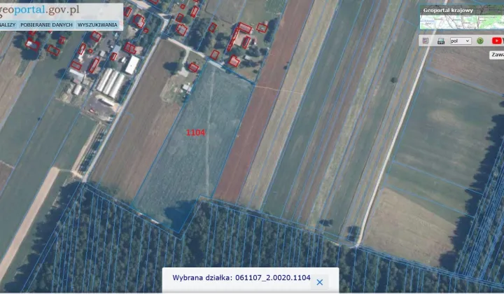 Działka budowlana Sarnów, Akacjowa