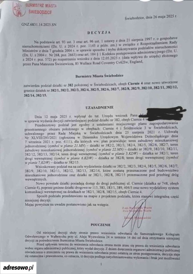 Działka budowlana Świebodzice, ul. Sielska. Zdjęcie 4
