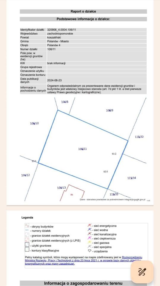 Działka budowlana Polanów. Zdjęcie 3