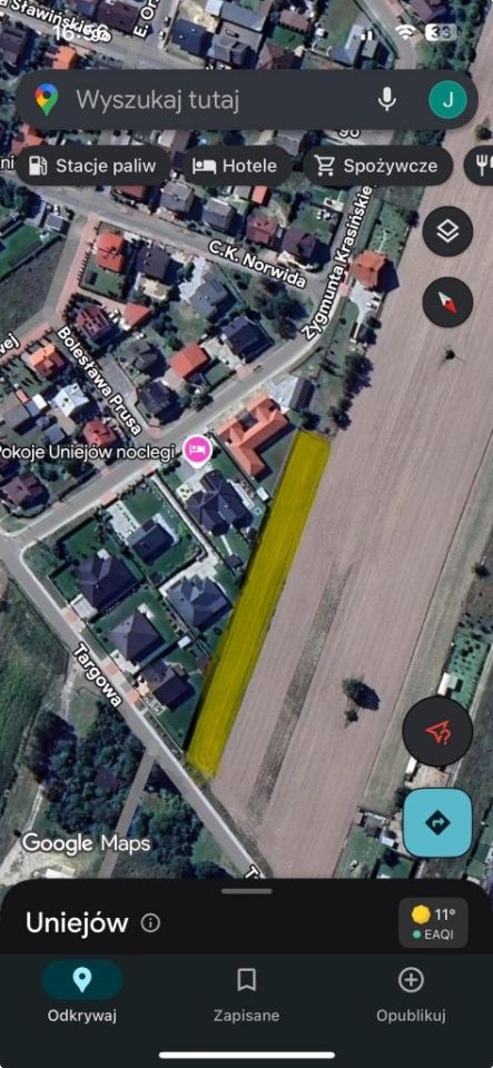 Działka rolno-budowlana Uniejów. Zdjęcie 2