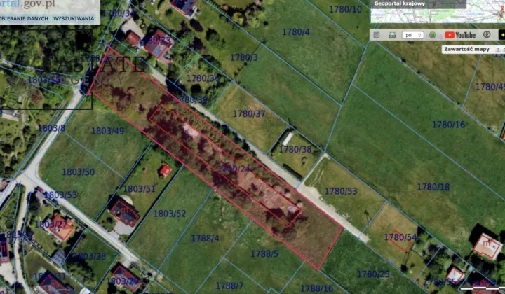 Działka inwestycyjna Jaworze, ul. Myśliwska