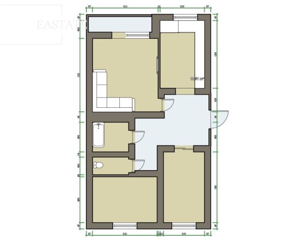 Mieszkanie 3-pokojowe Warszawa, ul. Tadeusza Krępowieckiego. Zdjęcie 6