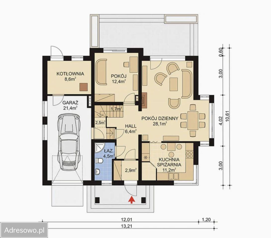 dom wolnostojący Bratkowice. Zdjęcie 18