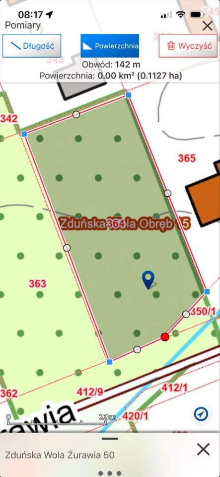 Działka budowlana Zduńska Wola. Zdjęcie 2